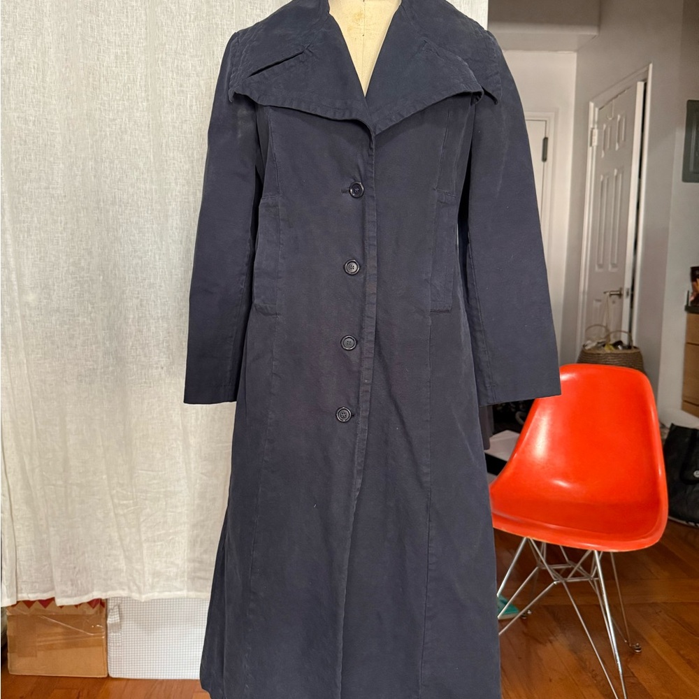 Marni Navy Trench Coat